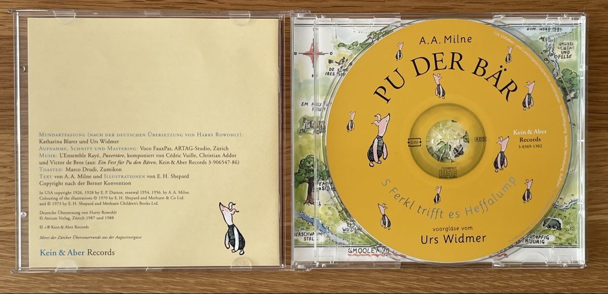 CDs: Pu der Bär - S Ferkl trifft es Heffalump – Gebraucht aus Eglisau von felix_ch 2