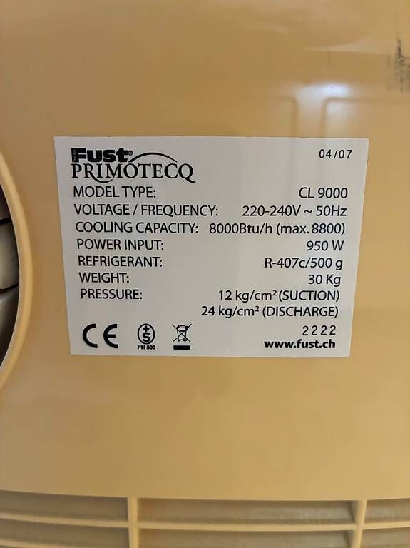 Primotecq Klimageräte: Klimagerät Primotecq – Gebraucht aus Zürich von Cardaillan 2