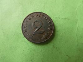 Dt. Reich 1938 D, 2 Reichspfennig