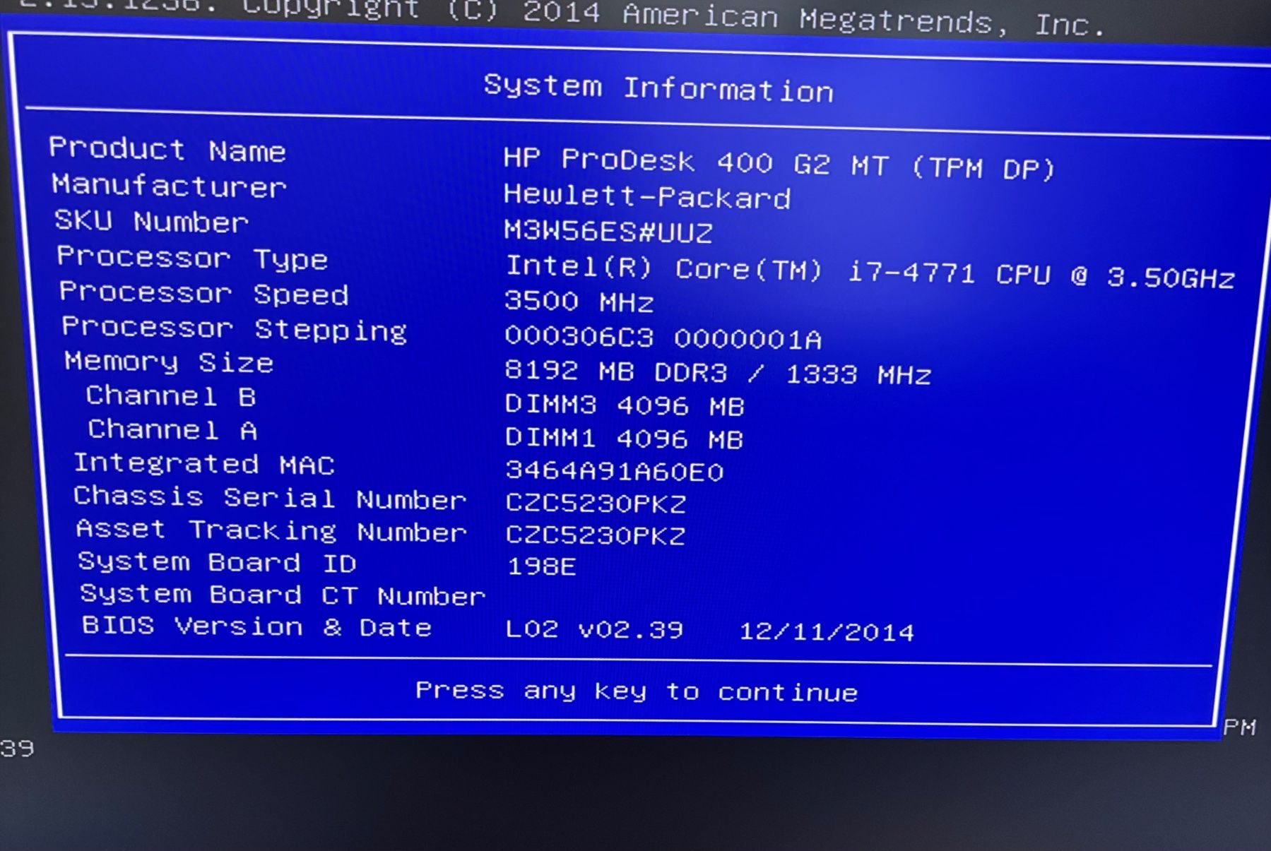 Hewlett Packard PCs: HP ProDesk 400 G2  + 2 TB avec Windows 11 – Gebraucht aus Marin-Epagnier von 221966 2