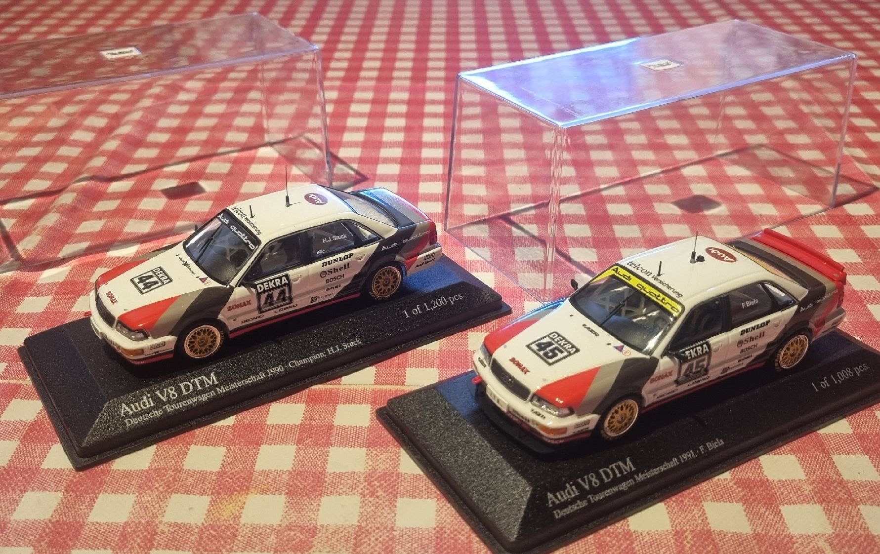 Audi Modellini d'auto: Audi V8 DTM (Paar) – Nuovo (secondo la descrizione) da Reichenbach i. K. venduto da Uersu86 1
