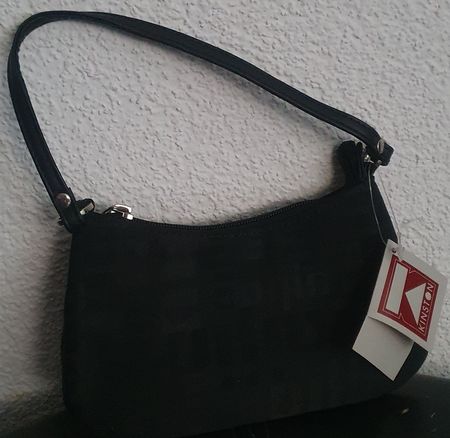 Sac pochette noir Kinston authentique et neuf avec étiquette
