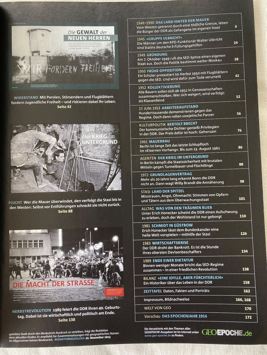 Riviste & Magazine: Geo Epoche, Die DDR – Usato da Baden venduto da Yoyo1 3