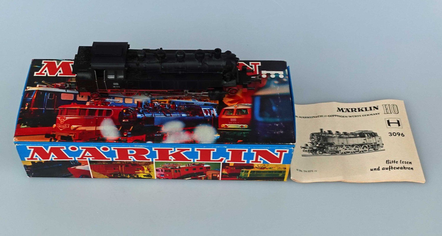Märklin Modellini di ferrovie: Märklin 3096 BR 86 173, H0 WS analog – Usato da Niederglatt ZH venduto da bego8172 6
