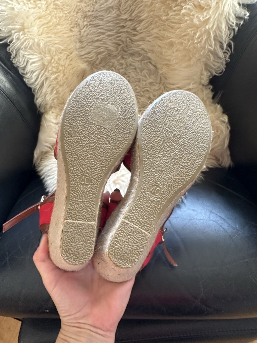 Scarpe da donna: Sandalen Rot Gr.40 – Nuovo (secondo la descrizione) da Dorf venduto da marfikgnidka 3