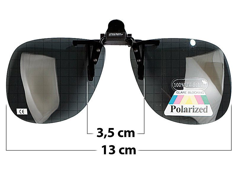 Sonnenbrillen-Clip Allround, polarisiert, UV400