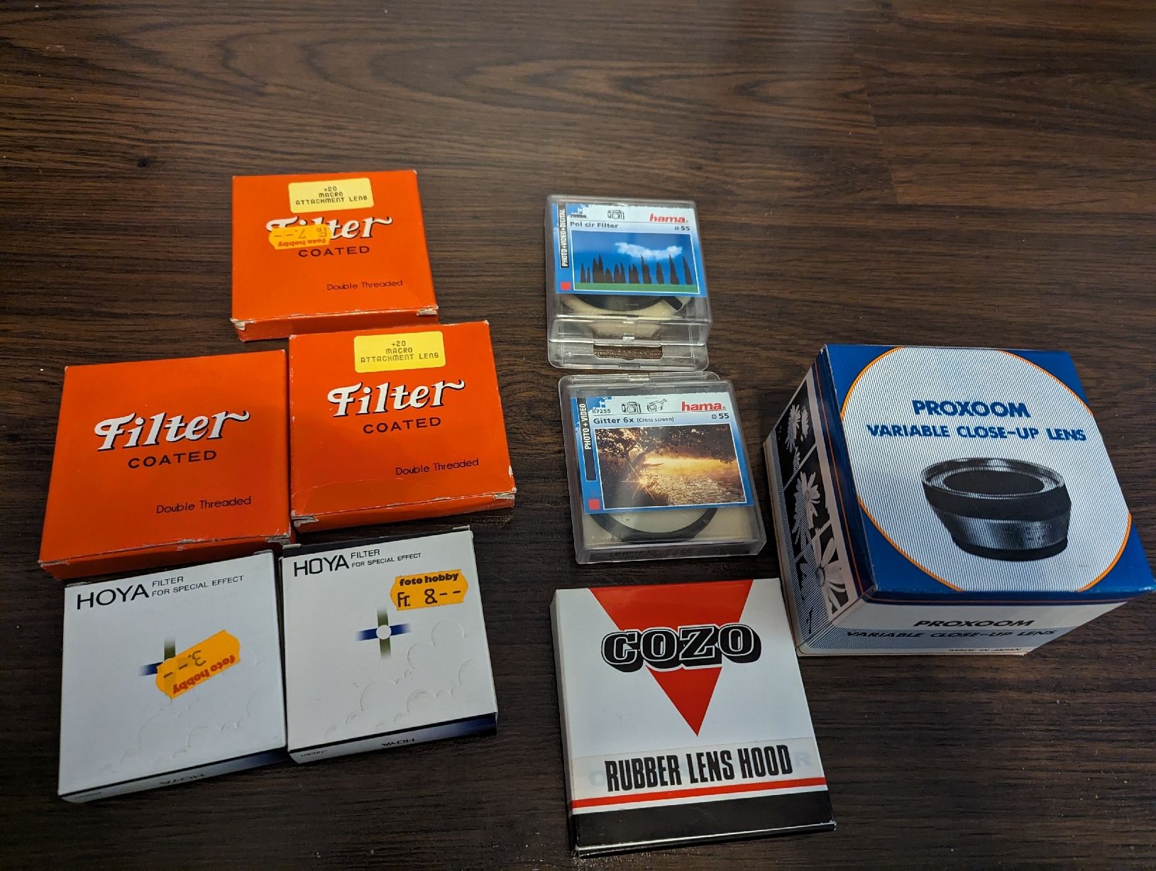 Filtri: Lot M55 Filter Linsen usw - Hoya Hama Filter Proxoom – Nuovo (secondo la descrizione) da Baden venduto da swiss-alps