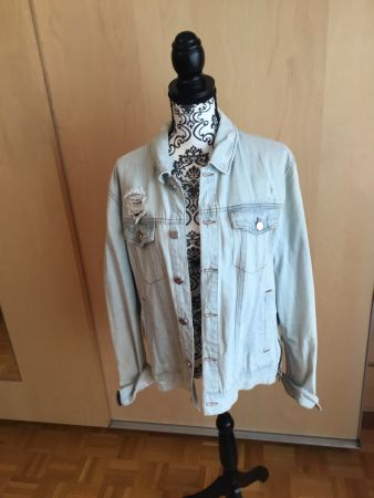 Jeans Jacke Gr L
