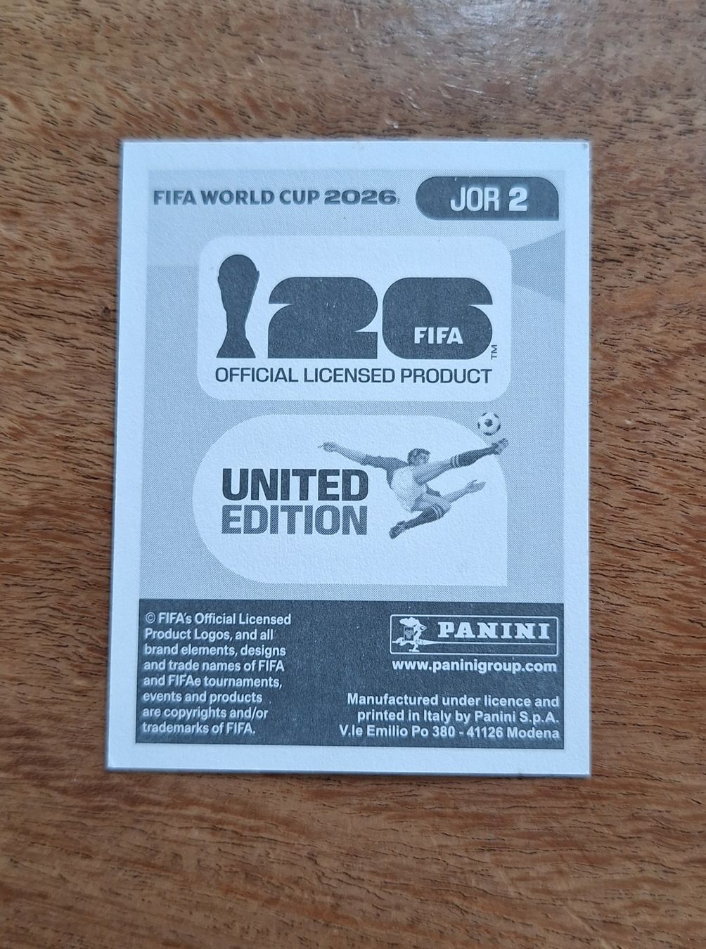 Panini Sammelbilder & Trading cards: Panini Yazeed Abulaila JOR 2 – Neu (gemäss Beschreibung) aus Romanens von Crocette 1