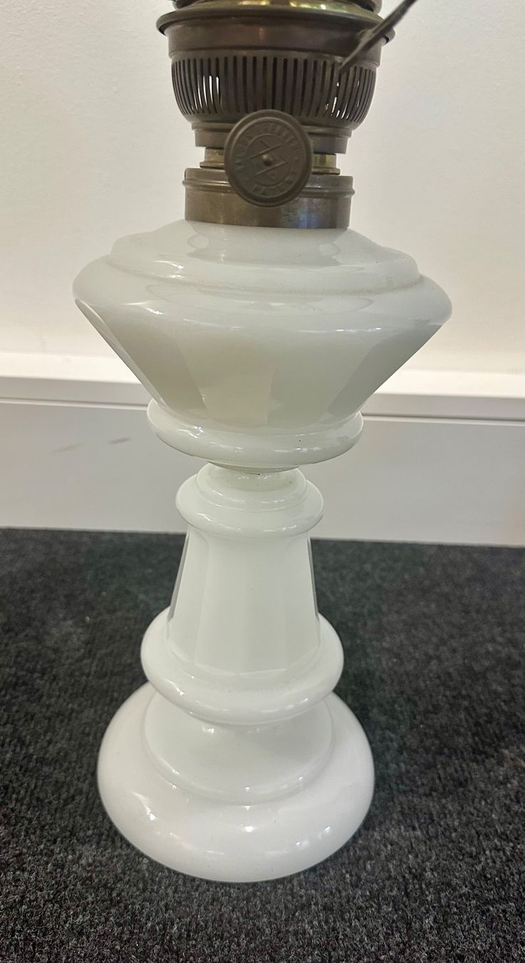 Lampen: Antike, weisse Petroleumlampe – Gebraucht aus Basel von artthings4you 3