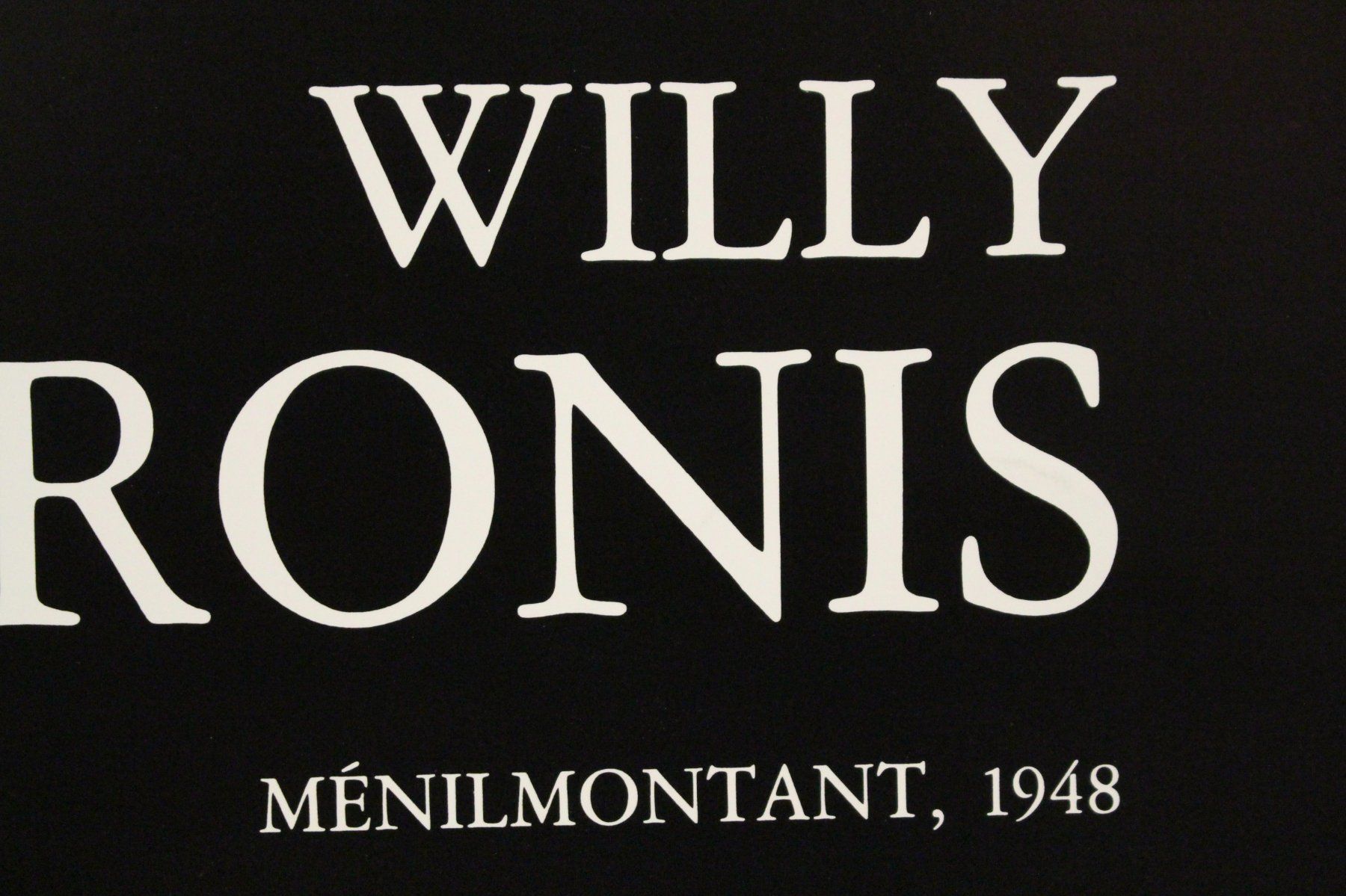 Grafica & Litografie: Ménilmontant, 1948 by Willy Ronis Offset Lithographie – Usato da Bruettisellen venduto da Collector_Store 5