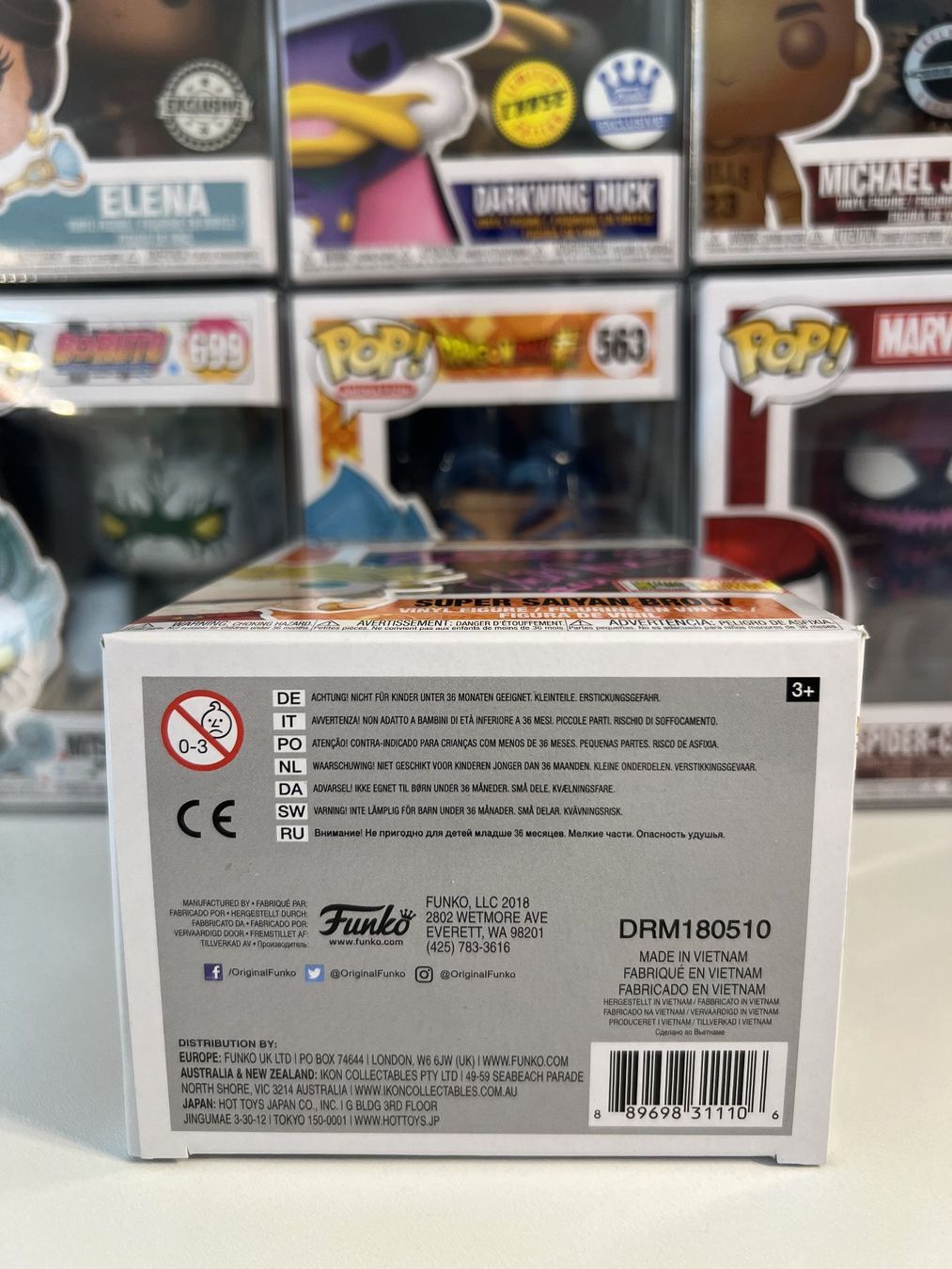 Funko Statuette: Funko POP Dragon Ball Z Broly Comic Con Signed w/ Certificat – Nuovo e nell'imballaggio originale da Le Mouret venduto da perfectbijou 5