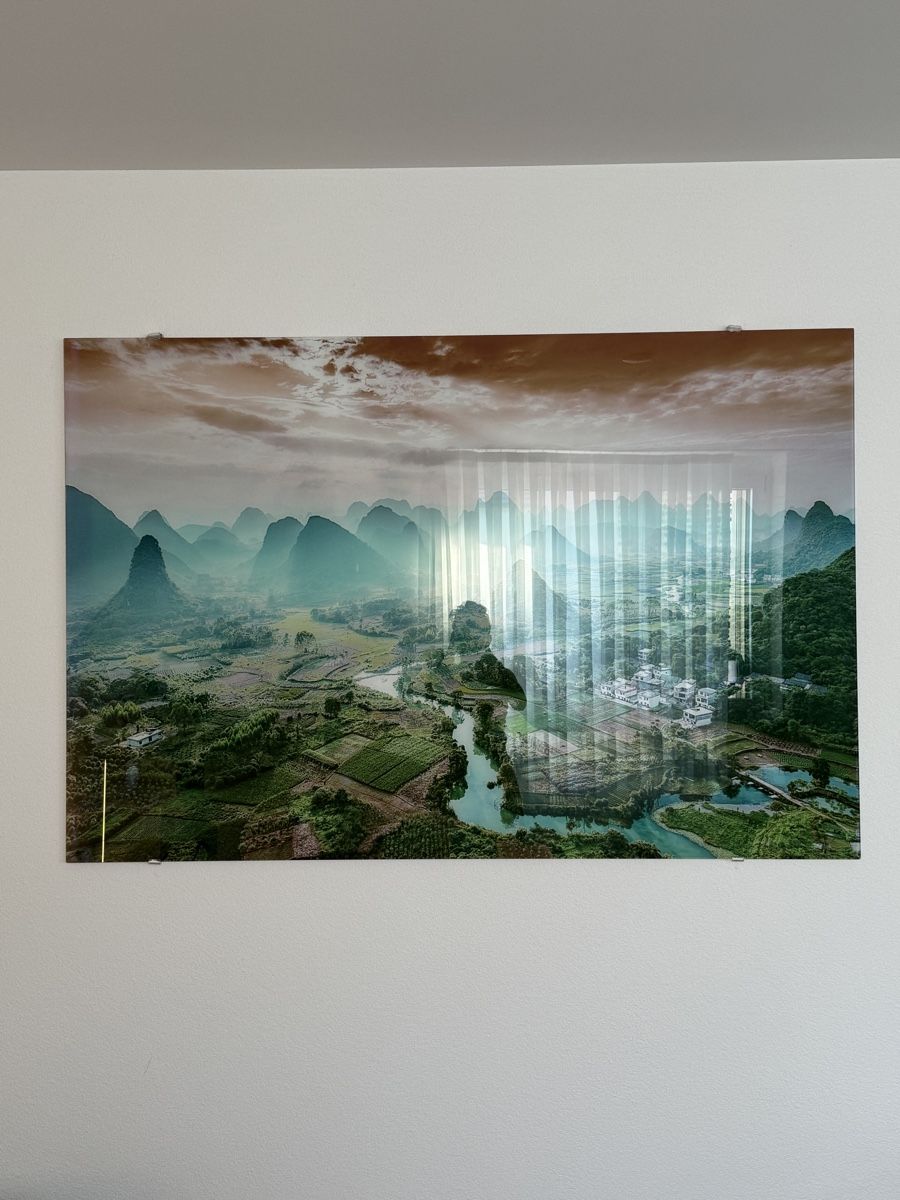 Foto & Immagini: Wunderschönes Glasbild mit Bergpanorama, Top Zustand! – Nuovo (secondo la descrizione) da Eglisau venduto da Soysal 4