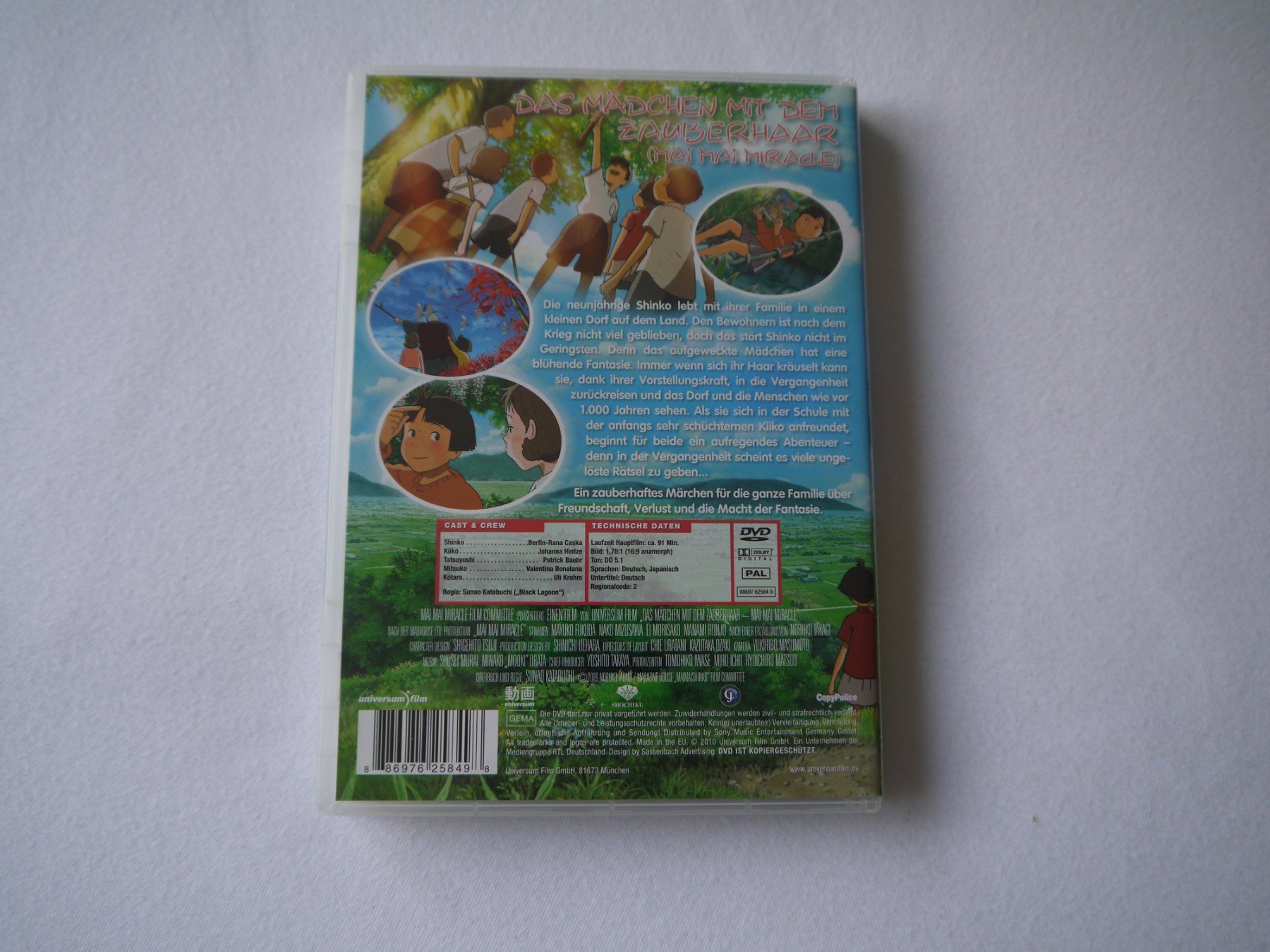 Tous les DVDs: Das Mädchen mit dem Zauberhaar - anime – D'occasion à Hagendorn par Blaf 1