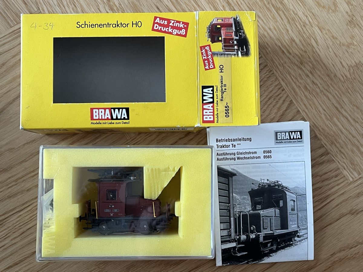 Brawa Modellini di ferrovie: SBB Te III Brawa AC Digital Mängel – Usato da Basel venduto da Re620_11627 8