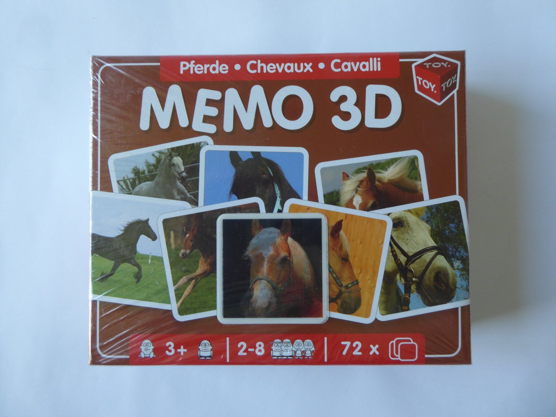 Giochi: Schönes Memory 3D Pferde, 72 Karten, Toy, neu – Nuovo e nell'imballaggio originale da Turbenthal venduto da TopToys 2