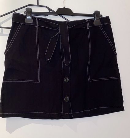 skirt black Grösse 44 wie neu