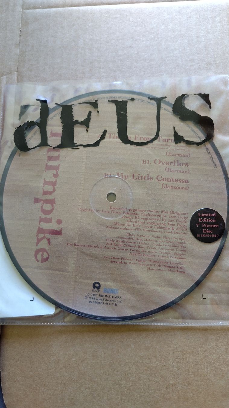 Dischi in vinile: Deus - Them From Turnpike 7" Single Picture Disc – Usato da Büsserach venduto da Bey23 1