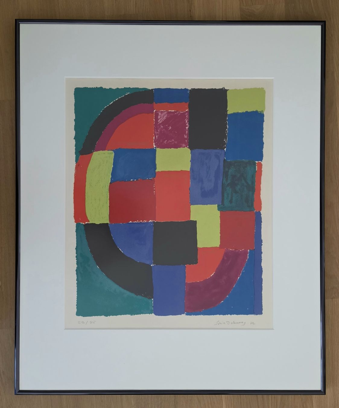 Arts picturaux & lithographies: Sonia DELAUNAY Original Lithogr. "Guepard" handsign.nr. 1972 – D'occasion à Emmenbrücke par Kunstankaufverkauf