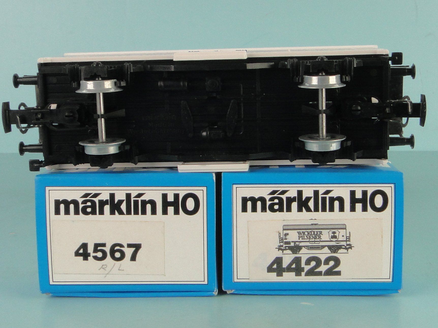 Märklin Modellini di ferrovie: Märklin 4 X div. Kühlwagen, NEU – Usato da Bülach venduto da cann11 2