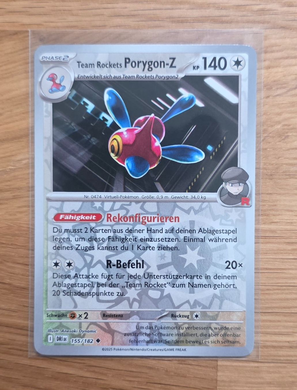 Pokémon Carte collezionabili: Team Rockets Porygon-Z 155/182 – Nuovo (secondo la descrizione) da Arbon venduto da Twist05