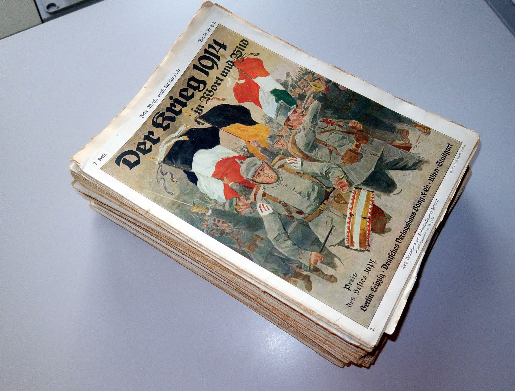 Riviste & Magazine: Der Krieg 1914 - Magazin-Sammlung 49 Hefte – Usato da Hombrechtikon venduto da Bluecoral 1