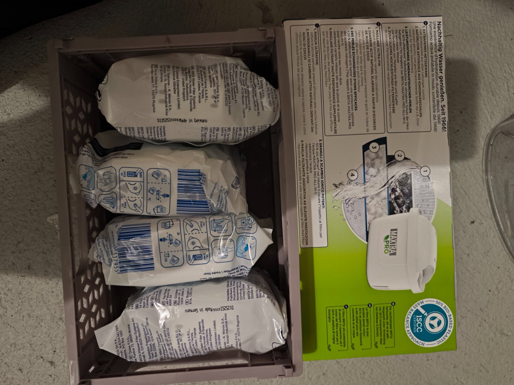 Sanitär: Brita Filterkanne mit 7 Filtern – Gebraucht aus Uezwil von fra_6x6h 1