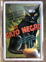 El gato negro schwarze katze tier