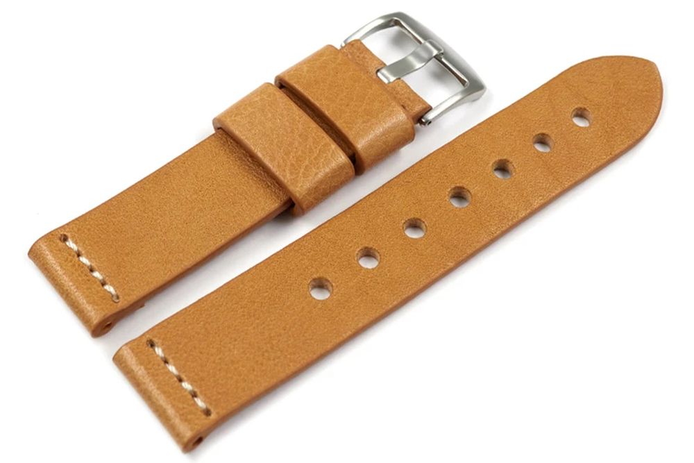 Uhrenarmband Ranger massives Kalbsleder 18mm hellbraun 1