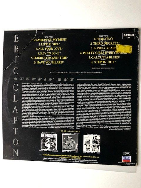 Dischi in vinile: Eric Clapton – Usato da Aarwangen venduto da Jukebox3 3