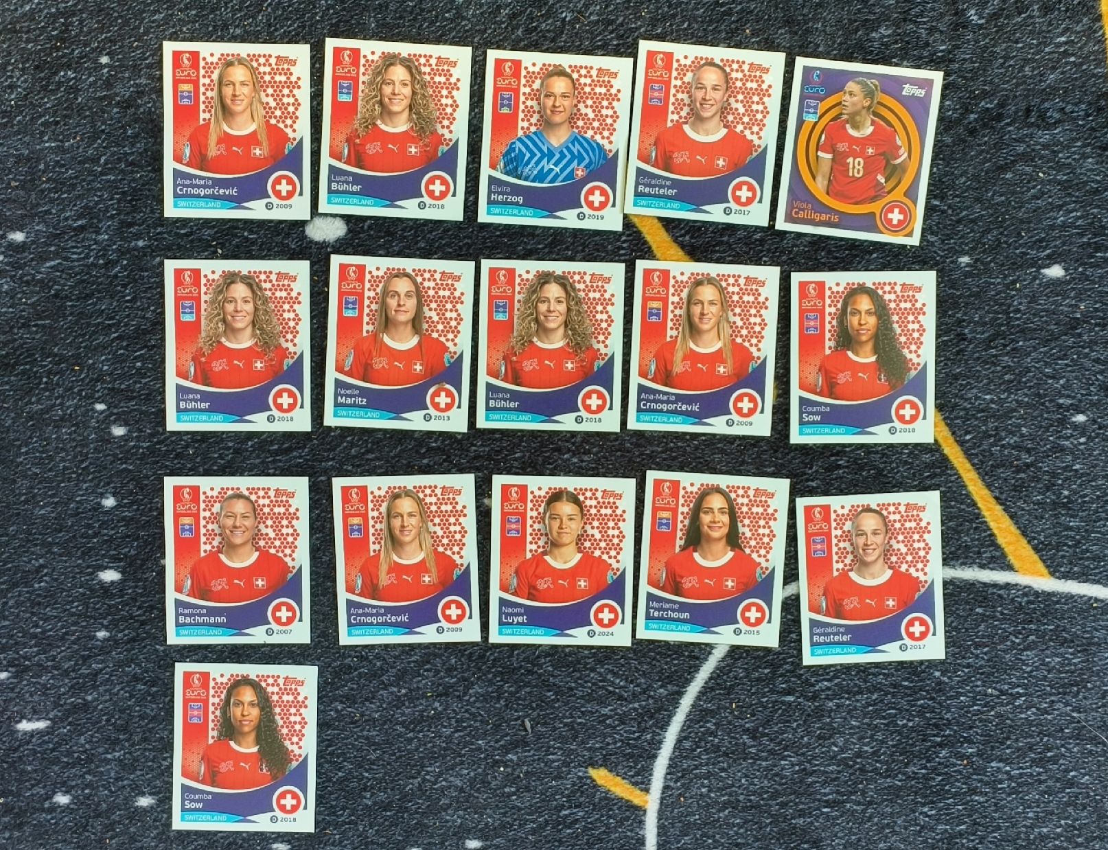 Topps Sammelbilder & Trading cards: Topps Womans Euro 2025 Schweiz – Gebraucht aus Zürich von Pryter