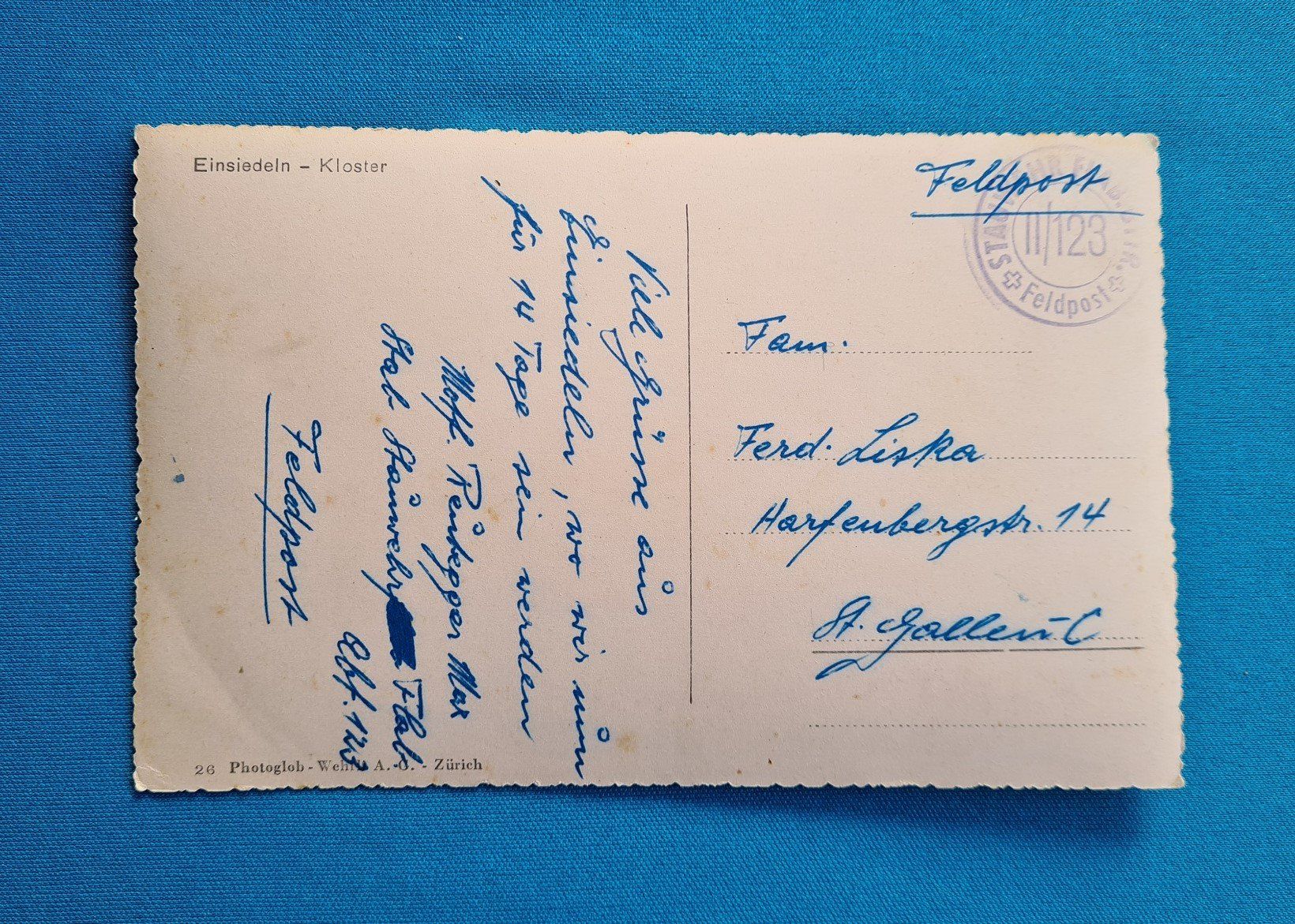 Cartes postales: Ansichtskarte Einsiedeln – D'occasion à Saland par V-Tour 1