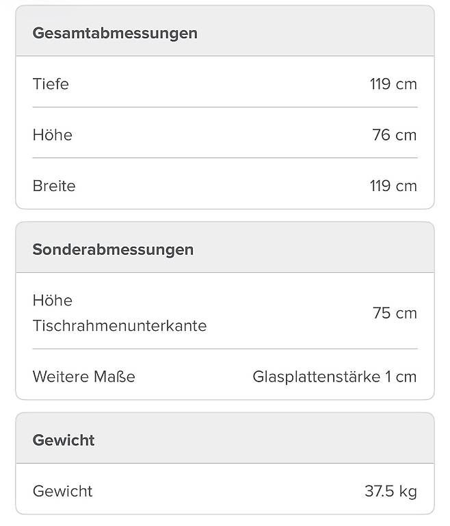 Tavoli: Tisch rund aus Glas – Usato da Lotzwil venduto da Azasorry 3