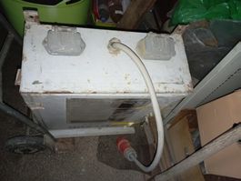 Baustromkasten 380Volt 63A Eurostecker mit Halterung Diverse