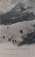 GLACIER DES BOSSONS - La Grotte et l'Aiguille du Midi
