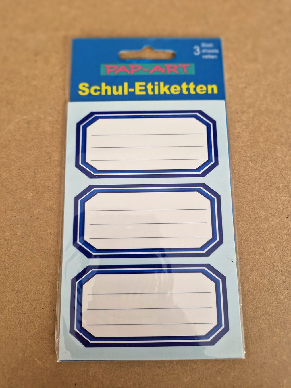 Aufkleber: Schuletiketten – Neu und originalverpackt aus Stüsslingen von white_angel86