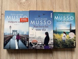 Guillaume Musso Taschenbücher-Set, 3 Romane, neuwertig