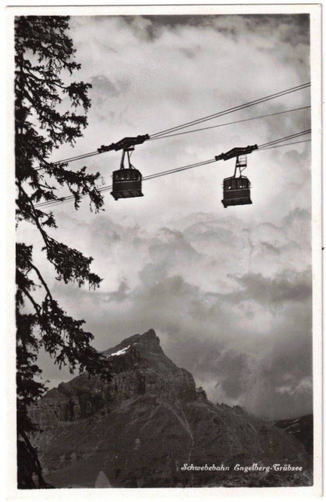 Cartoline postali: Engelberg - Luftseilbahn Gerschnialp--Trübsee – Usato da Binningen venduto da Mountainrider