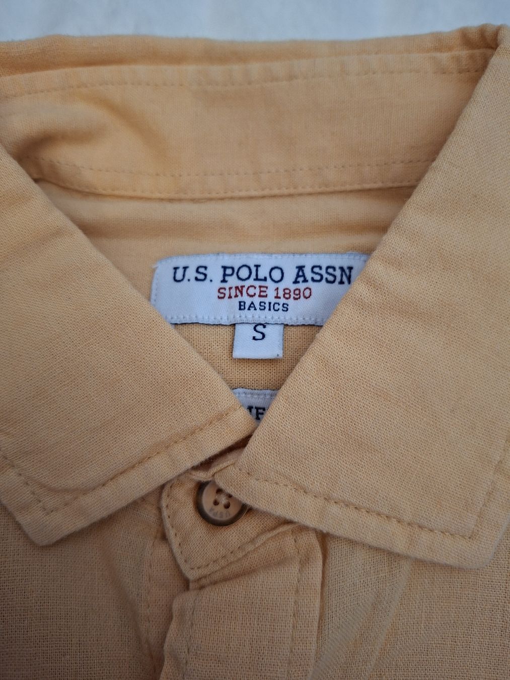 US Polo Camicie: Chemise U.S. Polo ASSN orange clair, Taille S, – Usato da Renens VD venduto da ser_j2fn 2