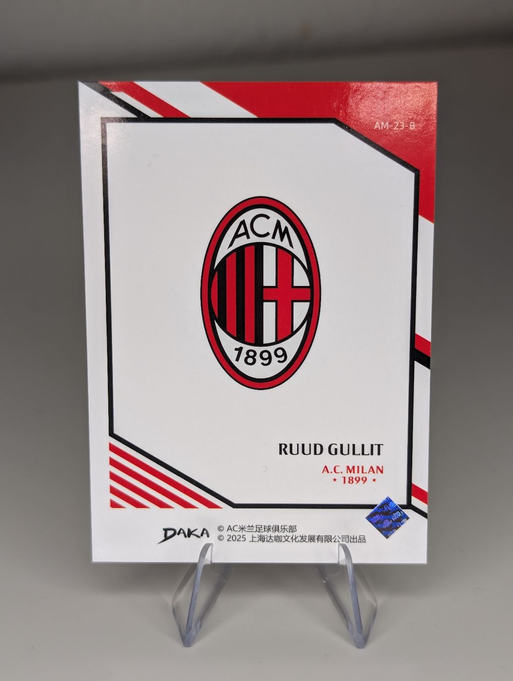 Carte collezionabili: Ruud Gullit AC Milan Daka – Nuovo (secondo la descrizione) da Hunzenschwil venduto da BRPCards 1