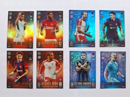 Match Attax 8x Fussballkarten Red Hot Hero+Ice Cool Finisher