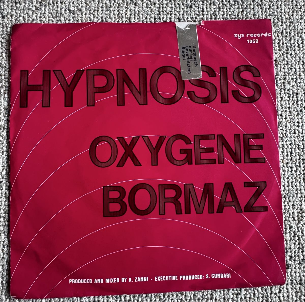 Dischi in vinile: Hypnosis - Oxygene - 7" Single- 80s/Italo Disco – Usato da Rorbas venduto da BlackstarRecords