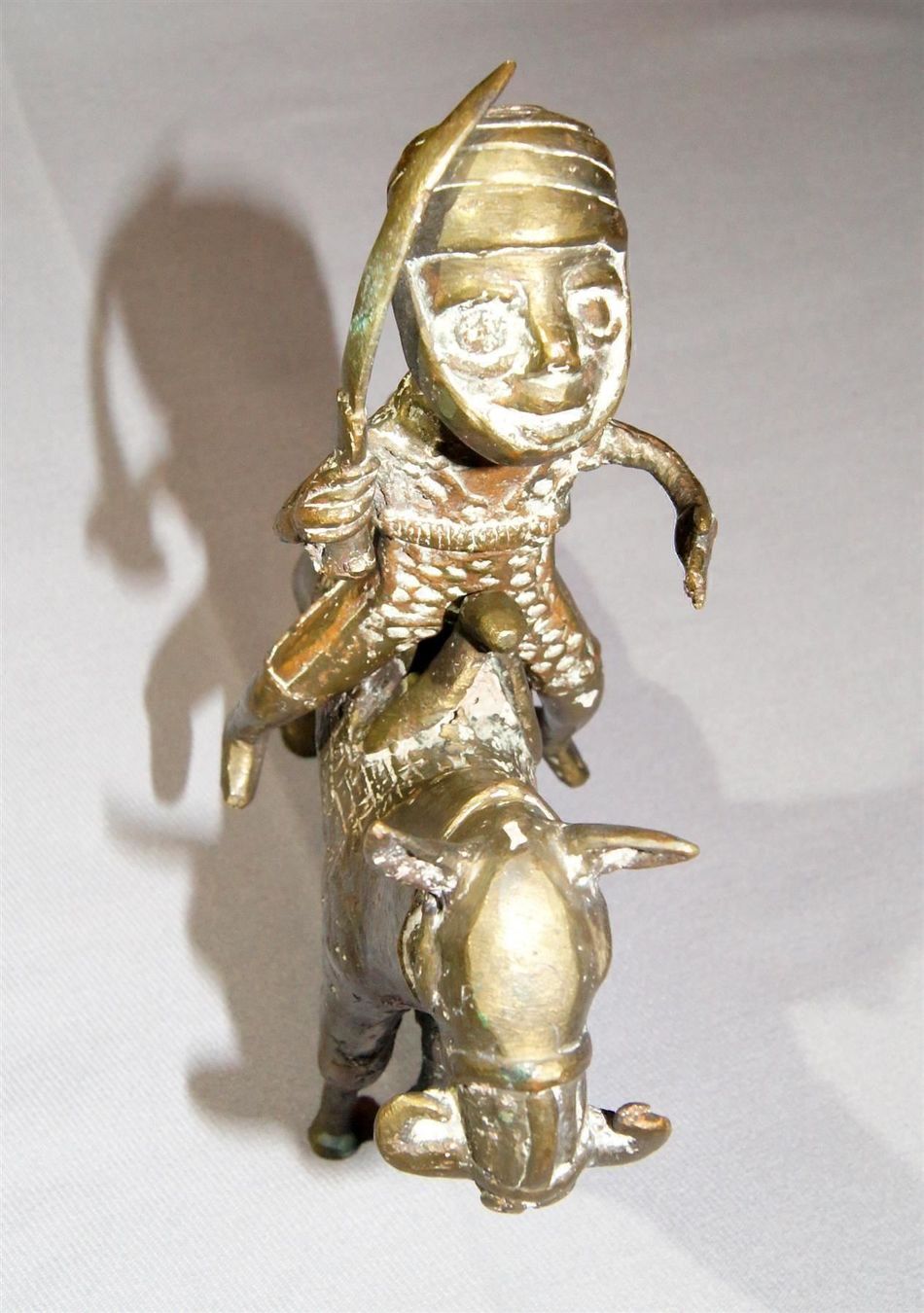 Figuren: Benin-Bronze: Krieger zu Pferd – Gebraucht aus Geroldswil von ARTEFACTO 1