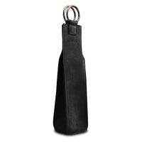 Sac à bouteille de vin - cuir noir design