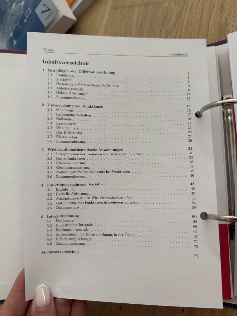 Bücher: Wirtschaftsmathematik 2 - ZHAW Winterthur  – Gebraucht aus St. Gallen von ElmedinaZ 2