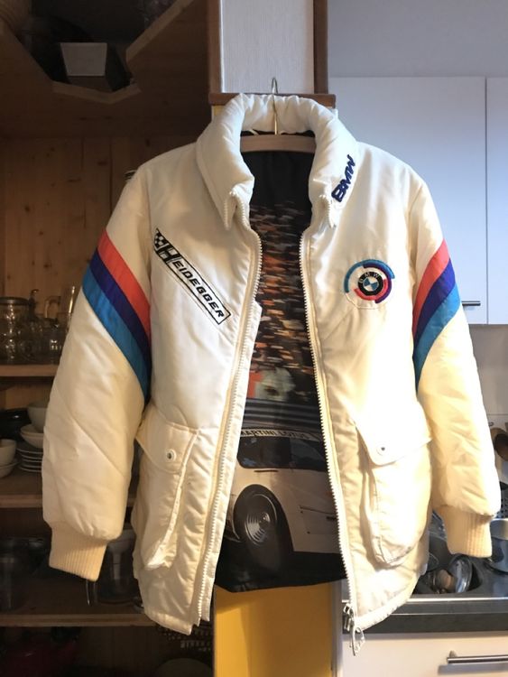 Veste Vintage Racing BMW By Head - Bleu, Taille 56 (L) - Style Rétro Années 70/80