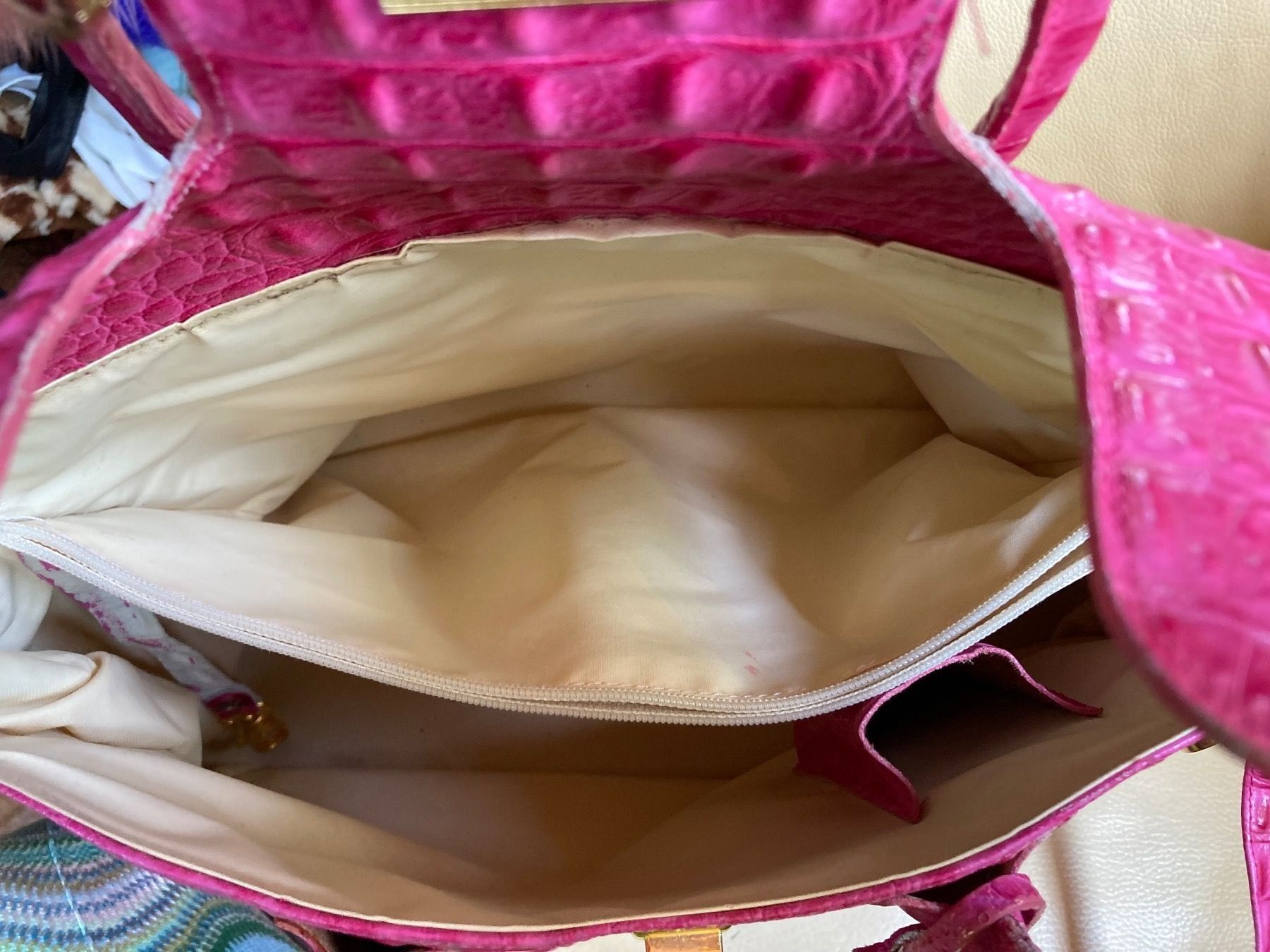Borse da donna: Tasche mit KROKO PRÄGUNG – Nuovo (secondo la descrizione) da Langnau am Albis venduto da Judithsebi 4