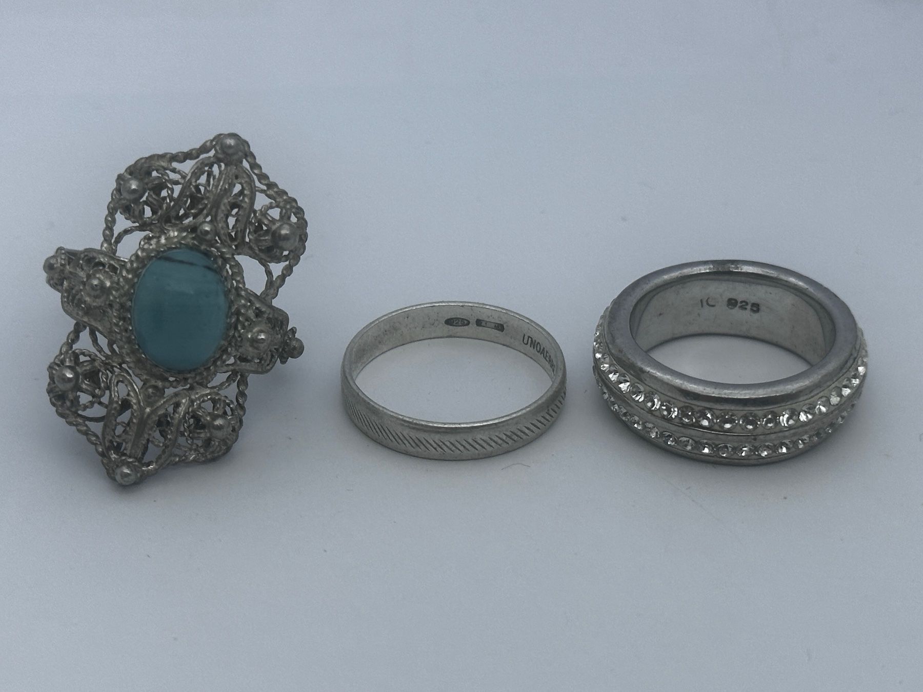 Anelli: 3 Silber ringe – Usato da Brüttisellen venduto da AlphaOmega05