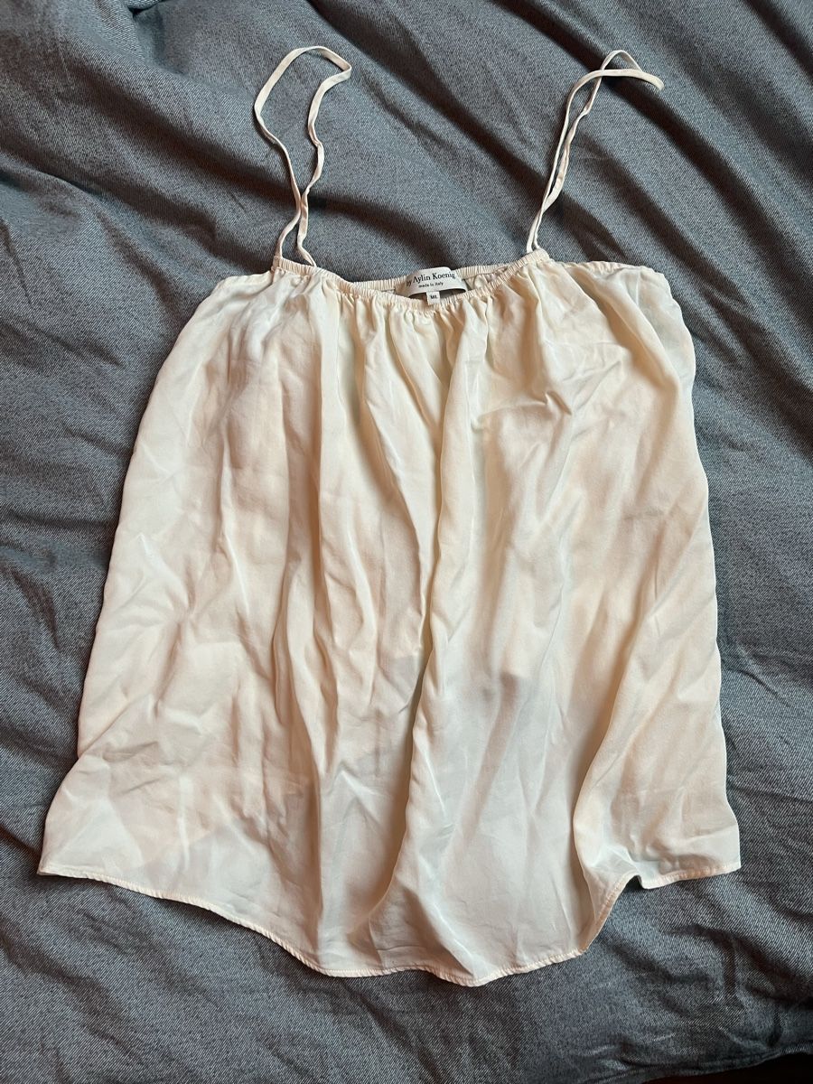 Tops: Aylin Koenig Top, Elfenbein, Grösse M/L – Gebraucht aus Biel/Bienne von nurrund