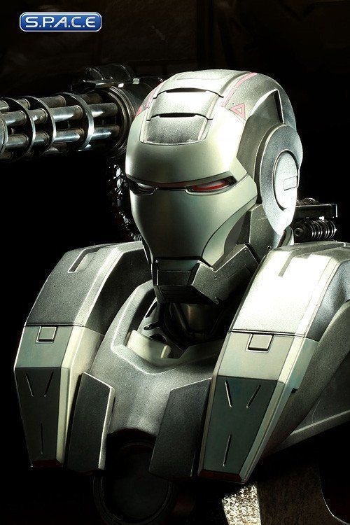 Statuette: 1:1 IRON MAN 2 War Machine Life-Size Bust – Nuovo e nell'imballaggio originale da Märwil venduto da wyssdom
